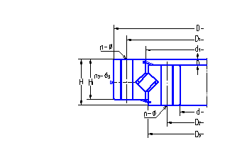 Crossed cylindrical roller according to JB2300